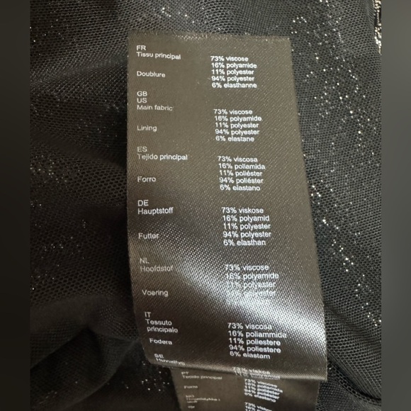 Maje Ralery Striped Metallic Mini Dress in Argent Silver EU Size 36 / US Small - Picture 15 of 16